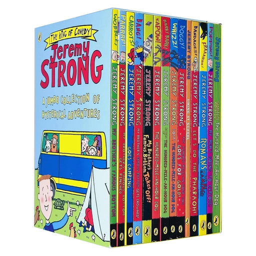 Jeremy Strong 14 Books Collection Box Set (Romans on the Rampage, Let's Do The Pharaoh!) - The Book Bundle