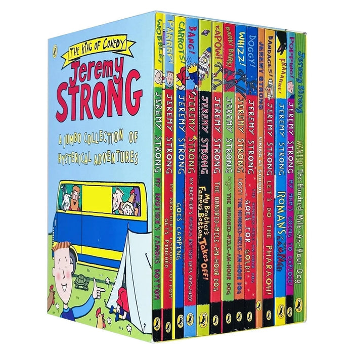 Jeremy Strong 14 Books Collection Box Set (Romans on the Rampage, Let's Do The Pharaoh!) - The Book Bundle