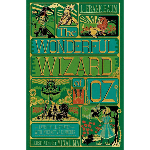 Wonderful Wizard of Oz Interactive MinaLima Edition by L. Frank Baum Hardcover - The Book Bundle