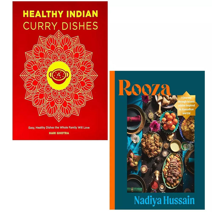 Rooza Nadiya Hussain (HB), Healthy Indian Curry Dishes Hari Ghotra 2 Books Set - The Book Bundle