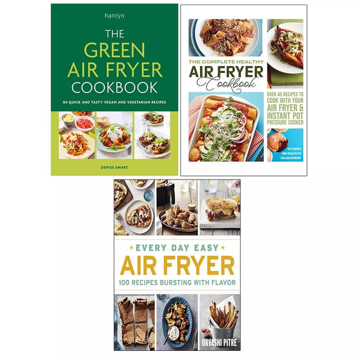 Green Air Fryer Cookbook, Every Day Easy Air Fryer, Healthy Air Fryer 3 Books Set - The Book Bundle