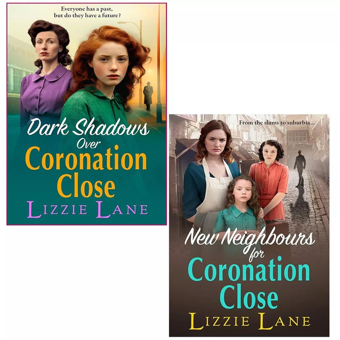 Lizzie Lane 2 books set(New Neighbours for Coronation Close,Dark Shadows over Coronation Close) - The Book Bundle