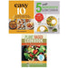 Easy 10 (HB), Plant Based Cookbook,5 Simple Ingredients Slow Cooker 3 Books Set - The Book Bundle
