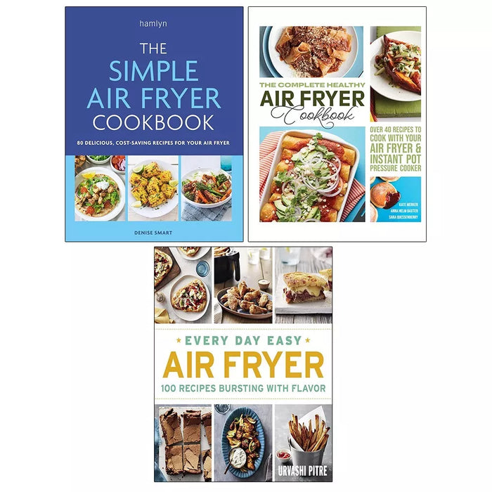 Simple Air Fryer Cookbook, Every Day Easy Air Fryer, Healthy Air Fryer 3 Books Set - The Book Bundle