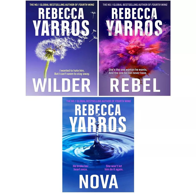 Renegades Series 3 Books Collection Set by Rebecca Yarros Wilder, Nova, Rebel - The Book Bundle