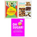 LEON Big Flavours Cookbook HB, Oh Sugar, Crazy For Cookies Brownies Bars 3 Books Set - The Book Bundle
