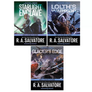 Way of the Drow Series Collection 3 Books Set by R. A. Salvatore Starlight Encla - The Book Bundle