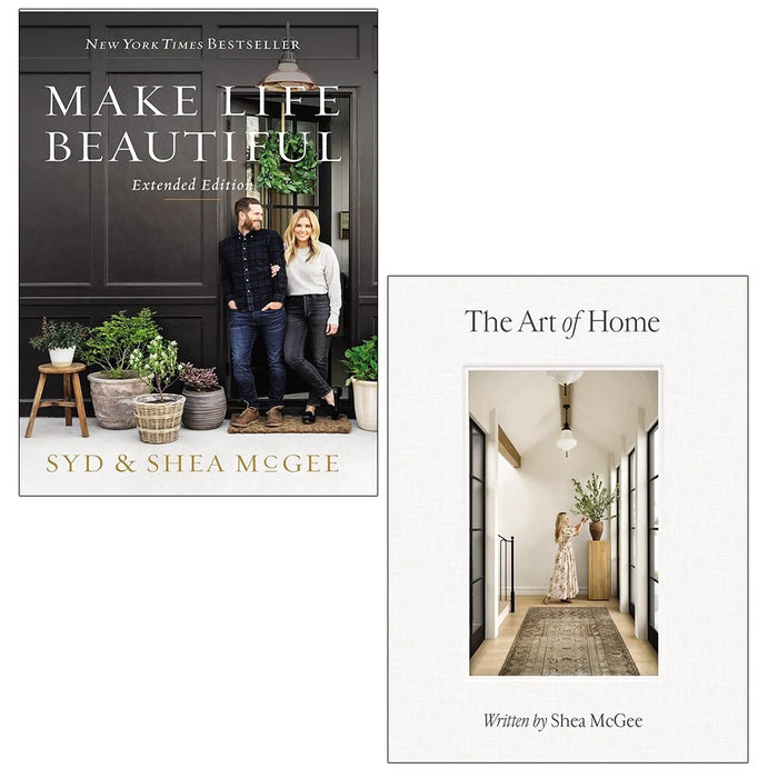 Shea McGee Collection 2 Books Set (Art of Home, Make Life Beautiful) Hardcover - The Book Bundle
