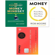 Money Laura Whateley, Money Rob Moore, Psychology of Money Mindset 3 Books Set - The Book Bundle