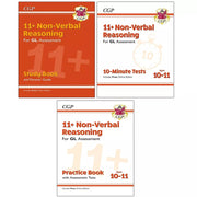 CGP's unbeatable revision for 11+ Non-Verbal Reasoning 3 Books set - The Book Bundle