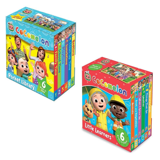 CoComelon Pocket Library, Little Learners Pocket Library 12 Books by Cocomelon - The Book Bundle