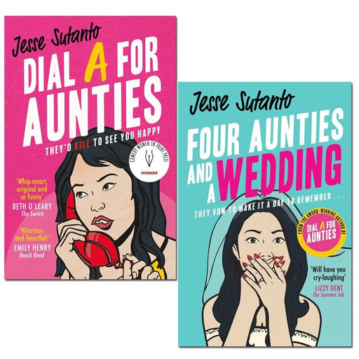 Jesse Sutanto Aunties Series 2 Books Collection Set Four Aunties and a Wedding - The Book Bundle