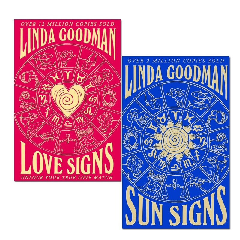 Linda Goodman Collection 2 Books Set (Sun Signs, Love Signs ) - The Book Bundle