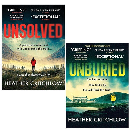 Heather Critchlow The Cal Lovett Files Collection 2 Books Set (Unsolved & Unburied) - The Book Bundle