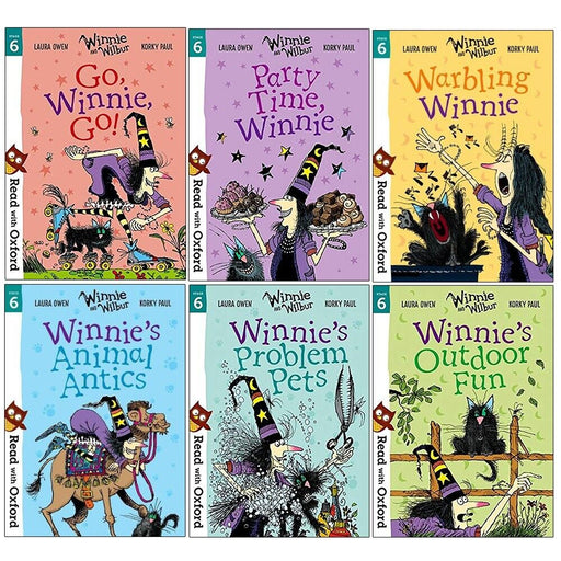 Read With Oxford Stage 6 Winnie and Wilbur 6 Books Collection Set by Laura Owen - The Book Bundle
