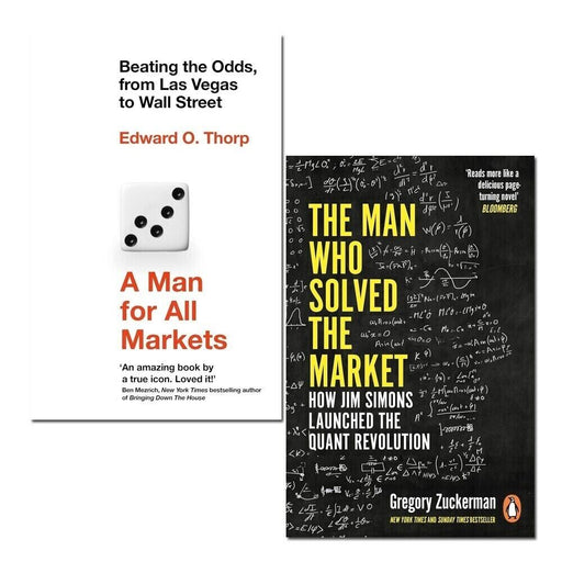 The Man Who Solved the Market, A Man for All Markets 2 Books Collection Set - The Book Bundle