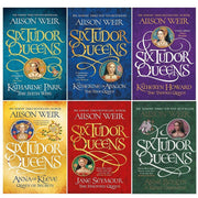 Six Tudor Queens 6 Books Set by Alison Weir Katheryn Howard,Katherine Sixth Wife - The Book Bundle