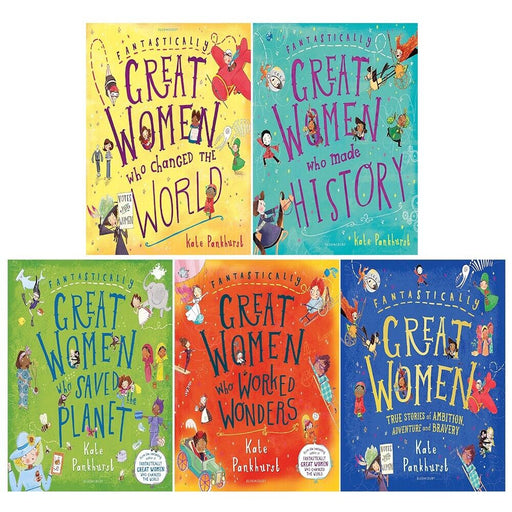 Fantastically Great Women Who Series 5 Books Set by Kate Pankhurst Made History - The Book Bundle