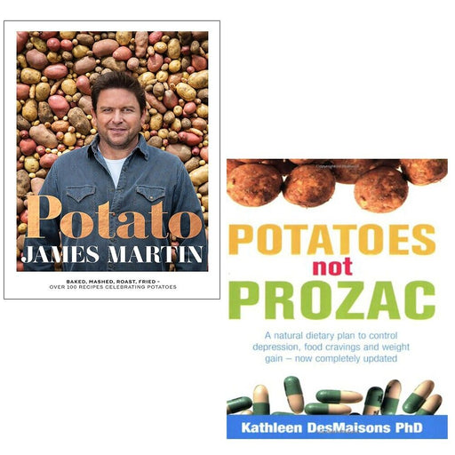Potatoes Not Prozac Kathleen Desmaisons, Potato Baked, Mashed 2 Books Set - The Book Bundle