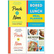 Bored of Lunch Pinch of Nom food planner set with colorful pages, meal planning sections, and recipe ideas from the 2020 Pinch of Nom series.