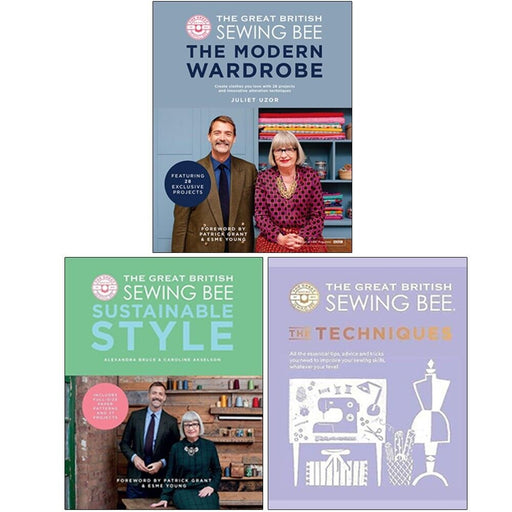 The Great British Sewing Bee Collection 3 Books (Sustainable Style, Modern Wardrobe, Techniques) - The Book Bundle