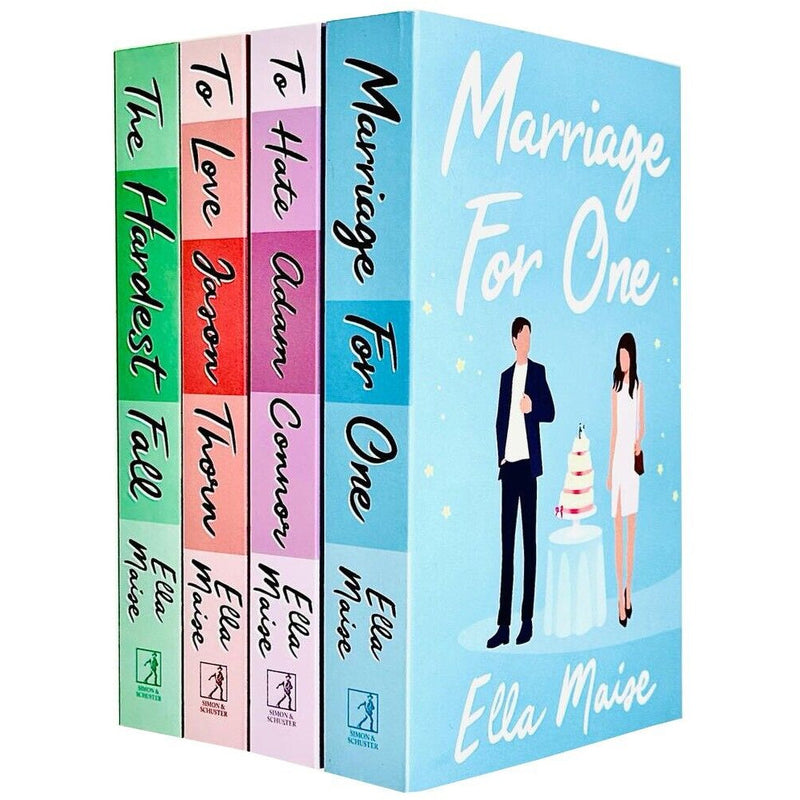 Ella Maise Collection 4 Books Set To Hate Adam Connor, To Love Jason Thorn - The Book Bundle
