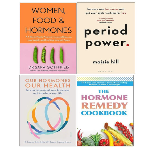 Period Power, Women Food, Hormone Remedy, Our Hormones Our Health 4 Books Set - The Book Bundle