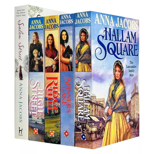 Gibson Family Saga Series Collection 5 Books Set By Anna Jacobs, Ridge Hill - The Book Bundle
