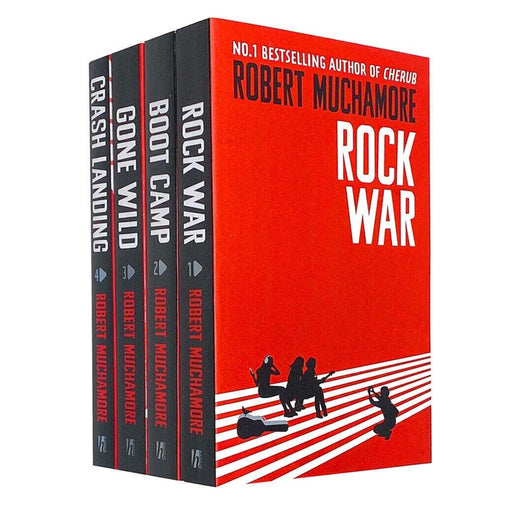 Rock War Series Robert Muchamore Collection 4 Books Set - The Book Bundle