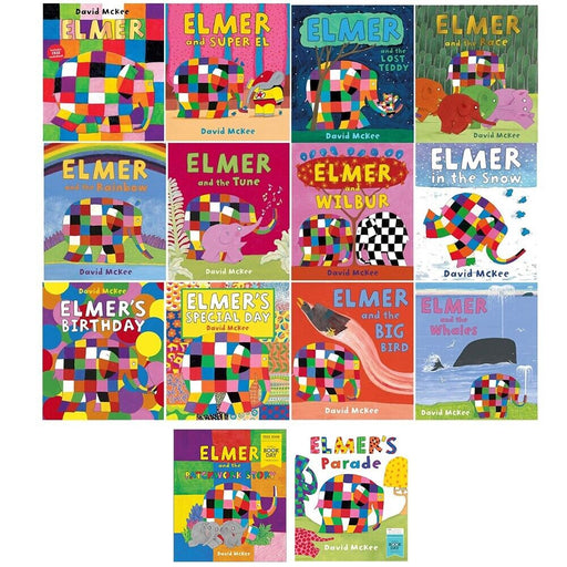 Elmer 14 Classic Picture Books Collection by David McKee Parade World Book Day - The Book Bundle