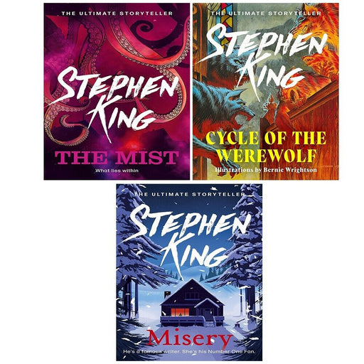 Stephen King Collection 3 Books Set Cycle of the Werewolf, Mist,Misery - The Book Bundle