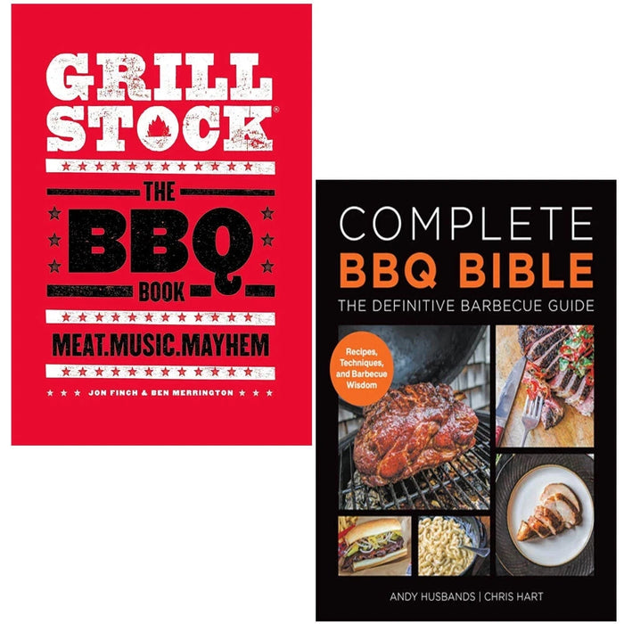 Complete BBQ BIBLE The Definitive Barbecue Guide, Grillstock(HB) 2 Books Set - The Book Bundle
