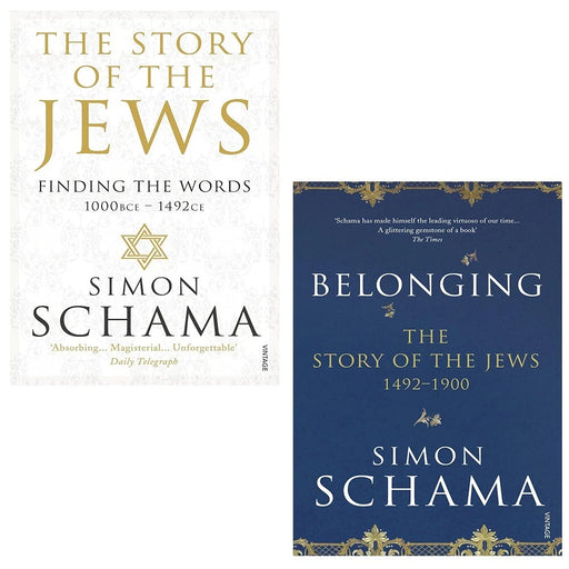 Simon Schama CBE Collection 2 Books Set Belonging, Story of the Jews - The Book Bundle