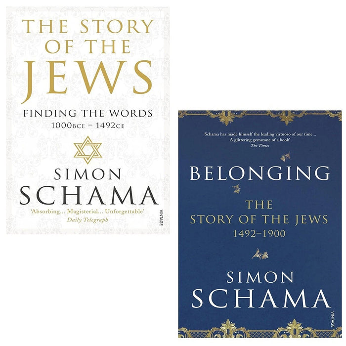 Simon Schama CBE Collection 2 Books Set Belonging, Story of the Jews - The Book Bundle