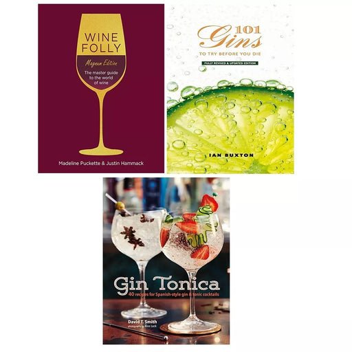 Wine Folly, Gin Tonica, 101 Gins To Try Before You Die 3 Books Set Hardcover - The Book Bundle