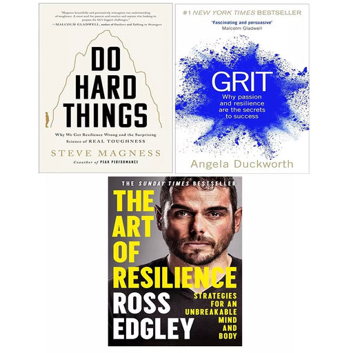 Do Hard Things (HB), Art of Resilience, Grit Angela Duckworth 3 Books Set - The Book Bundle