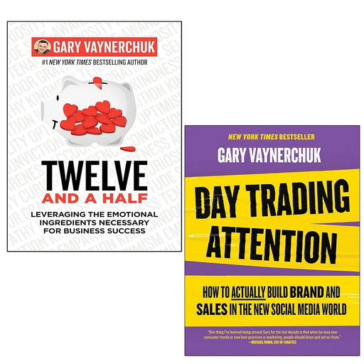 Gary Vaynerchuk Collection 2 Books Set Twelve and a Half, Day Trading Attention - The Book Bundle