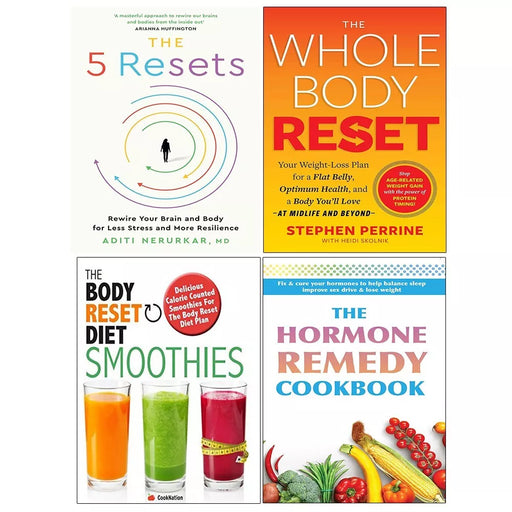 Aditi Nerurkar 5 Resets, Whole Body Reset,Body Reset Diet,Hormone Remedy 4 Books Set - The Book Bundle