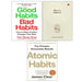 Atomic Habits,Micro Habits, Good Habits Bad Habits Wendy Wood 3 Books Set - The Book Bundle