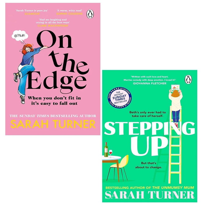 Sarah Turner Collection 2 Books Set (On The Edge, Stepping Up) Paperback - The Book Bundle