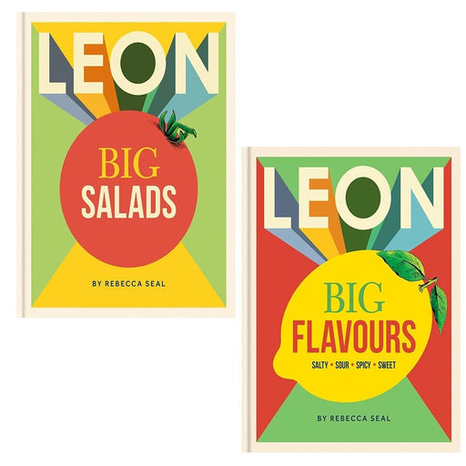 Rebecca Seal Collection 2 Books Set LEON Big Flavours Cookbook, LEON Big Salads - The Book Bundle