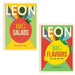 Rebecca Seal Collection 2 Books Set LEON Big Flavours Cookbook, LEON Big Salads - The Book Bundle