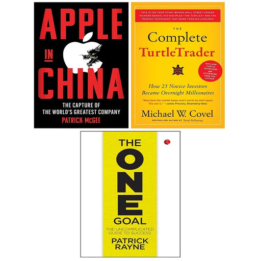 Apple in China, Complete TurtleTrader, One Goal Patrick Rayne 3 Books Set - The Book Bundle