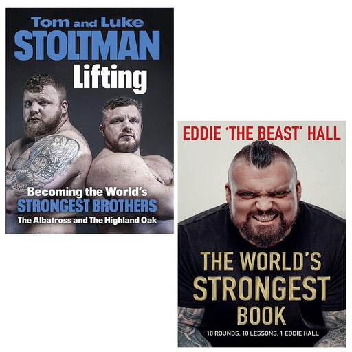 World's Strongest Book Eddie Hall,Lifting Luke Stoltman,Tom Stoltman 2 Books Set - The Book Bundle