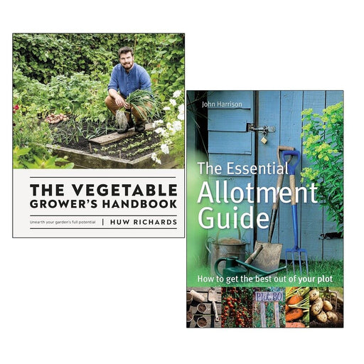 Vegetable Grower's Handbook, Essential Allotment Guide 2 Books Collection Set - The Book Bundle