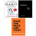 Confidence (HB), Who The F*ck Are You? Chartwell, Power of Habit 3 Books Set - The Book Bundle