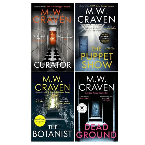 Have one to sell? Sell it yourself Washington Poe Series 4 Books Collection Set By M. W. Craven Dead Ground,Botanis - The Book Bundle