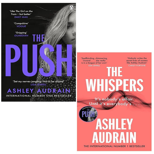 Ashley Audrain Collection 2 Books Set Whispers, Push Richard,Judy Book Club - The Book Bundle