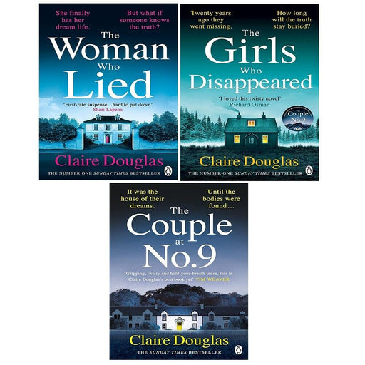Claire Douglas Collection 3 Books Set Girls Who Disappeared, Woman Who Lied - The Book Bundle