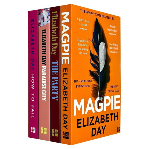 Elizabeth Day 4 Books Collection Set (Paradise City, Magpie, How to Fail, Party) - The Book Bundle